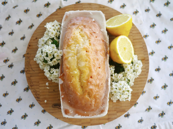 Лимонный кекс с глазурью: Готовим детям