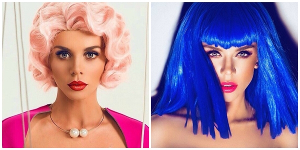 Новые образы Ани Седоковой: Розовые и голубые волосы