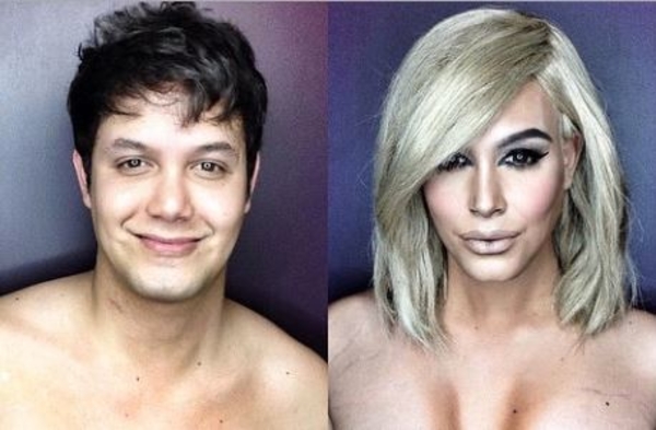 Makeup-гений: Парень с помощью макияжа превращается в знаменитостей