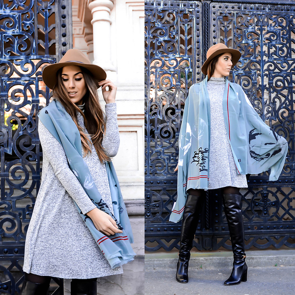 Мода на весну 2015: Образы с шарфами и платками