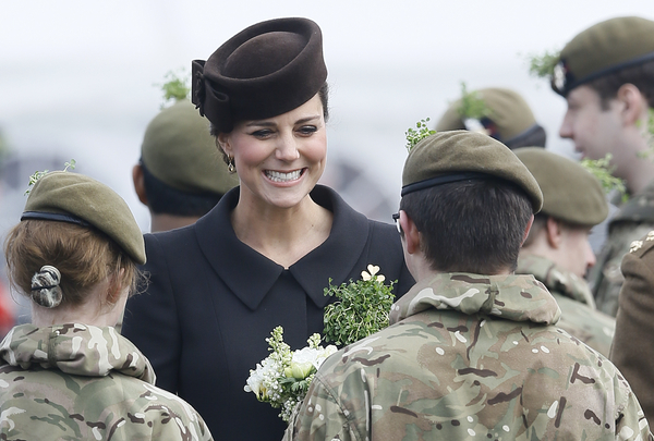 Беременная Кейт Миддлтон побывала на параде