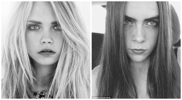 У Кары Делевинь появился двойник