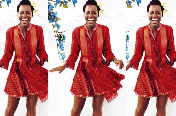 Кенийская актриса Лупита Нионго снялась в модной фотосессии