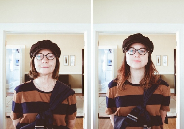 Мама и дочь носят одинаковую одежду