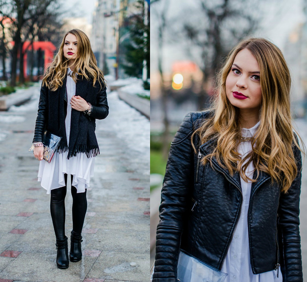 Мода 2015: Стильные образы с косухами