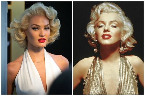 Модель Victoria's Secret перевоплотилась в Мэрилин Монро