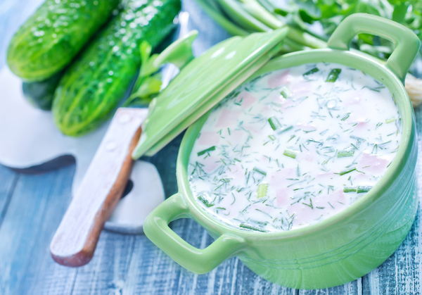 Как приготовить окрошку (видео)