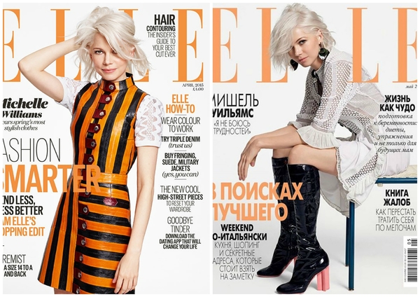 Украинский ELLE заменил скандальную "георгиевскую" обложку