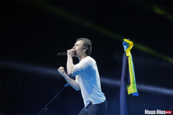 На концерте Океана Эльзы в Беларуси отбирали украинскую символику