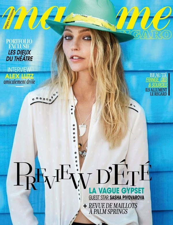 Российская модель Саша Пивоварова снялась в фотосессии для Madame Figaro