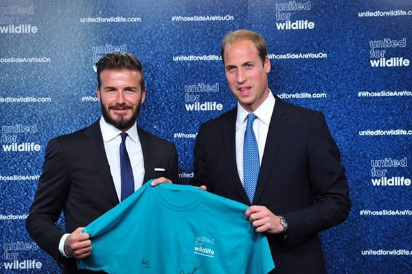 Дэвид Бекхэм поздравил принца Уильяма с новорожденной дочерью