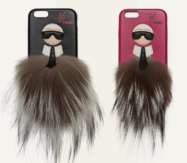 Дизайнеры создали чехлы для телефонов с портретом Карла Лагерфельда