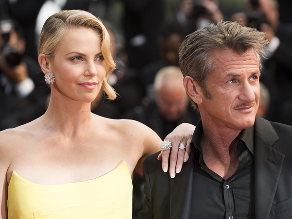 Шарлиз Терон и Шон Пенн посетили Каннский кинофестиваль