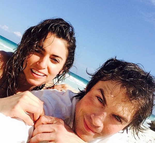 Иэн Сомерхолдер трогательно поздравил жену с днем рождения