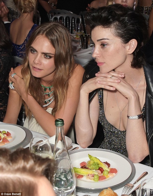 Кара Делевинь сходила на ужин в Каннах со своей девушкой