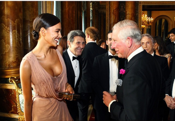 Ирина Шейк встретилась с принцем Чарльзом