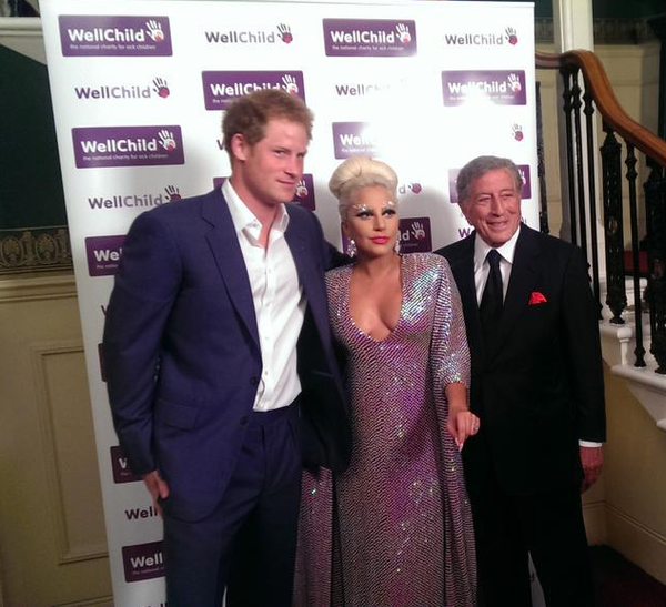 Lady GaGa встретилась с принцем Гарри