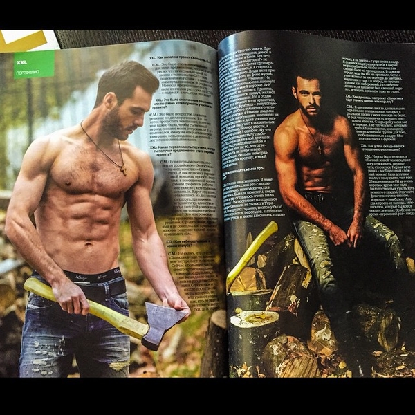 Сергей Мельник снялся в фотосессии для мужского глянца