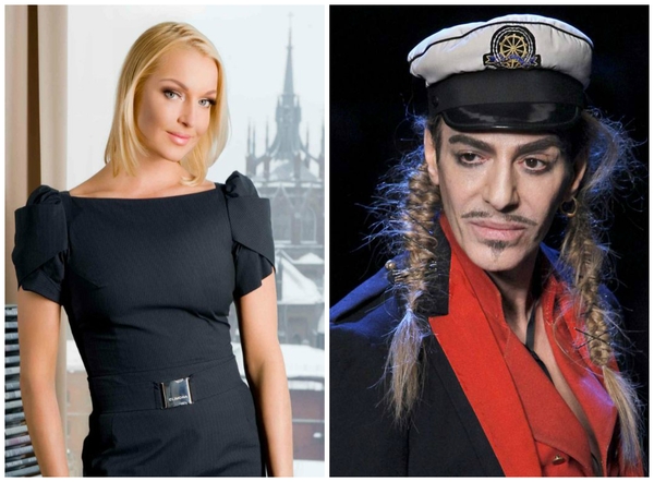 Волочкова не узнала модного дизайнера Джона Гальяно