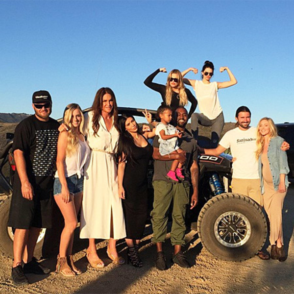 Кейтлин Дженнер отметила День отца с Ким Кардашян и другими детьми