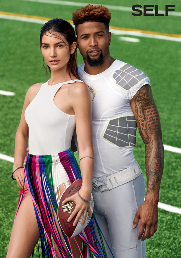 Лили Олдридж снялась в спортивной фотосессии для Self