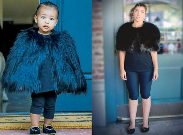 Журналист неделю носила наряды в стиле дочки Ким Кардашян