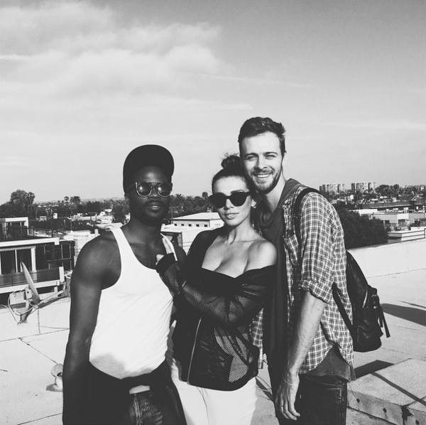 Анна Седокова и Макс Барских устраивают пикники на крыше в США