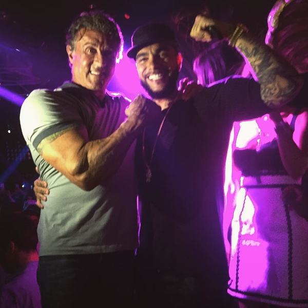 Тимати встретился со Сильвестром Сталлоне