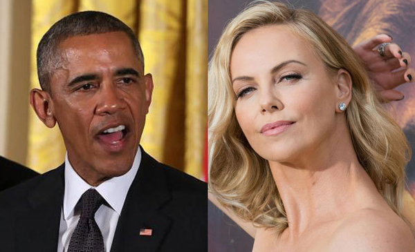 Шарлиз Терон пригласила Барака Обаму в стриптиз-клуб
