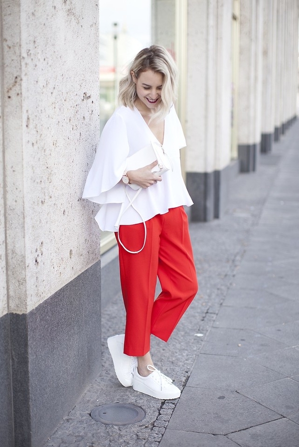 ТОП-10 образов в красном цвете