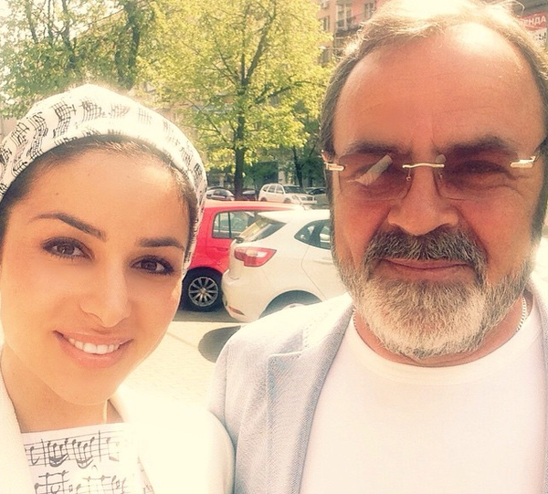 Злата Огневич впервые показала отца