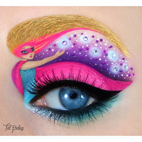 Искусство макияжа: Глаза-картины от визажиста из Израиля