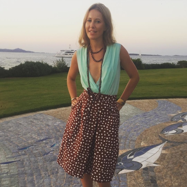 Ксения Собчак примерила рога