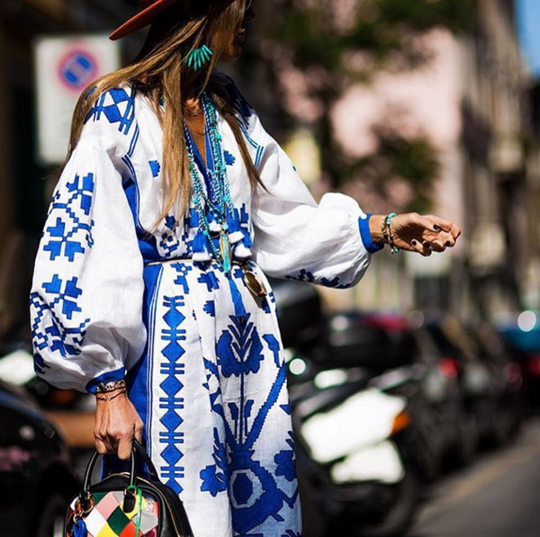 День независимости Украины: модницы в национальных нарядах