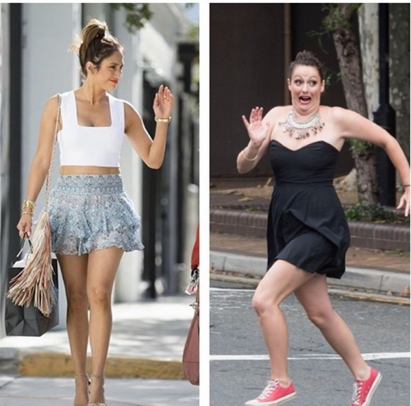 Австралийская комедийная актриса спародировала фото знаменитостей