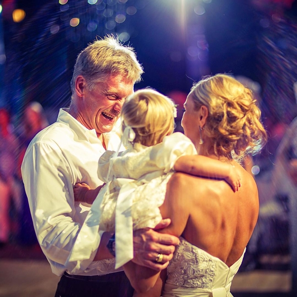 Навка и Песков отметили первый день рождения их дочки на Сицилии