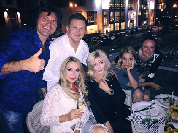 Юрий Горбунов отметил день рождения с Билык, Егоровой и Сумской