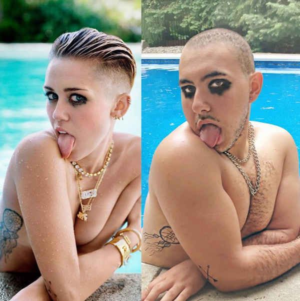 20-летний канадец примерил самые скандальные образы звезд