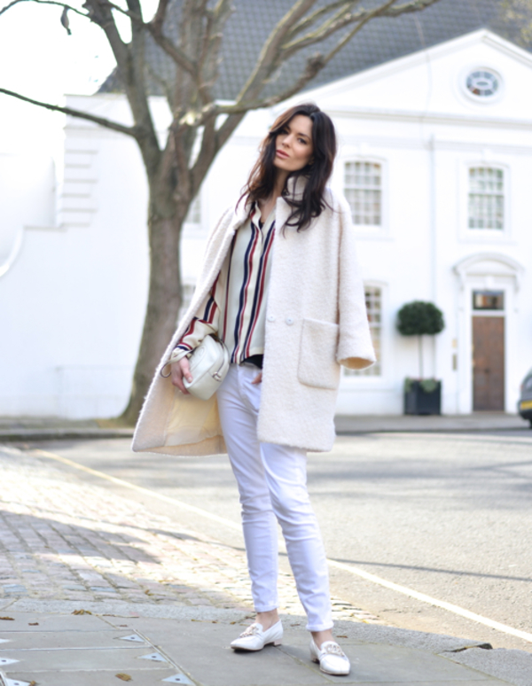 Street style: Как носить белые вещи осенью