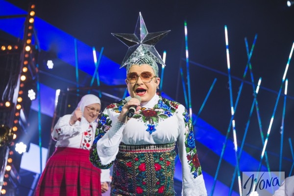 Верка Сердючка посетила показ на Неделе моды в Нью-Йорке