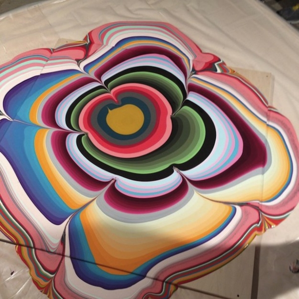 Удивительно: Необычная техника текущего рисования