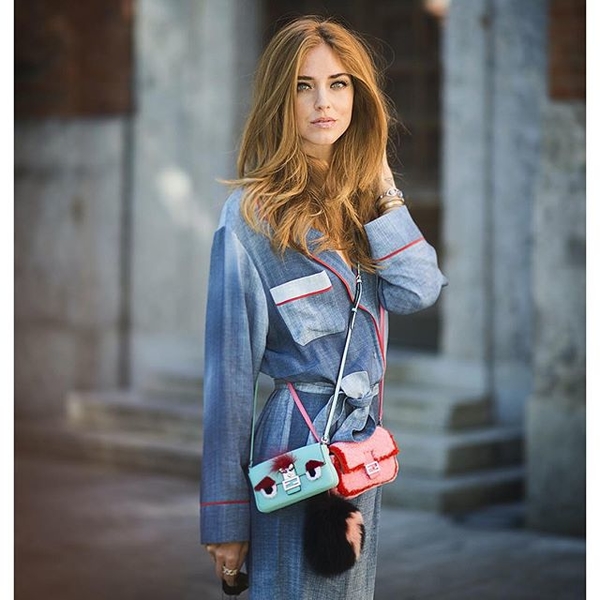 Street style с Недели моды в Милане: Яркие детали