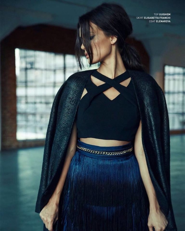 Американская актриса позировала в наряде от украинского дизайнера