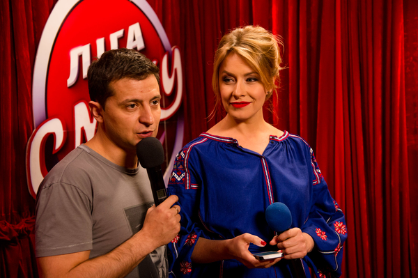 Фотоотчет с полуфинала Лиги смеха: Настя Каменских и Ольга Фреймут