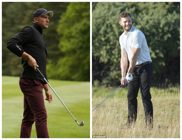 Звезда 50 оттенков серого сыграл в гольф с Андреем Шевченко