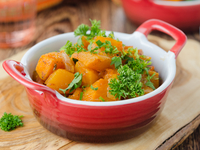 Тыква с томатным соусом