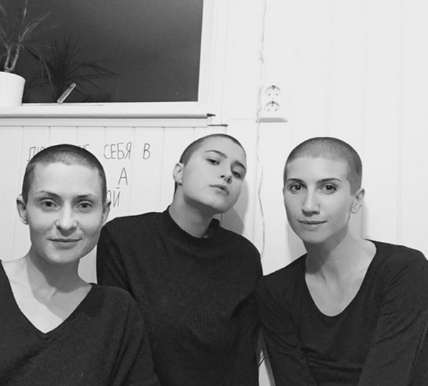 Анита Луценко побрилась налысо