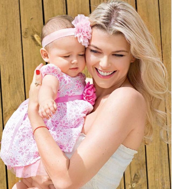 Ириша Блохина отметила первый день рождения дочери