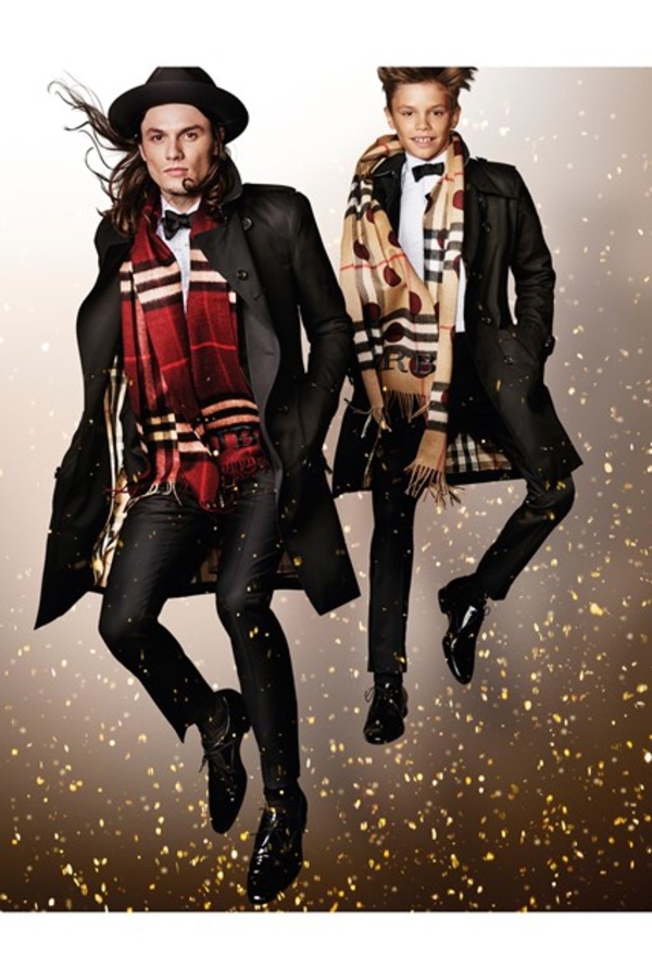 Ромео Бекхэм, Наоми Кэмпбелл и Элтон Джон снялись для Burberry