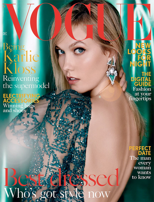 Карли Клосс украсила страницы британского Vogue